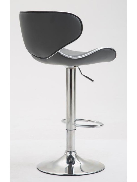 Set van 2 barkrukken Las Vegas V2 kunstleer chroom, grijs