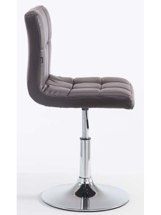 Set van 2 barkrukken Palma V2 kunstleer, bruin