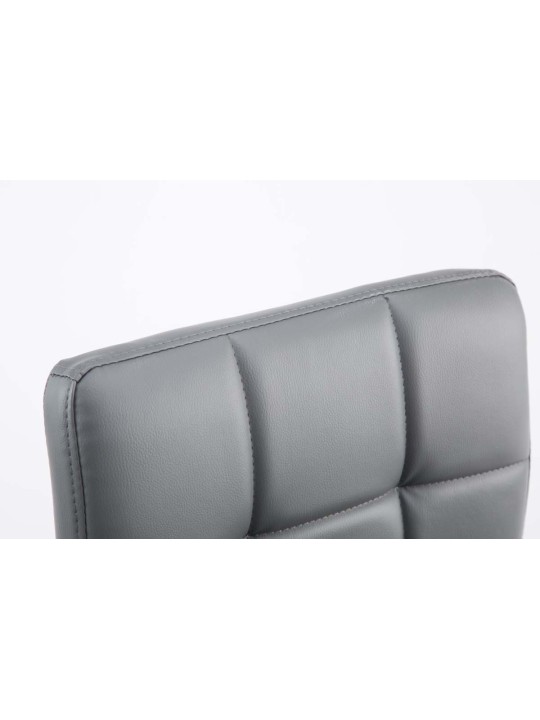 Set van 2 barkrukken Palma V2 kunstleer, grijs