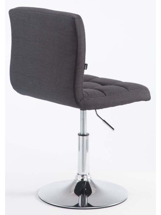 Set van 2 barkrukken Palma V2 stof, zwart