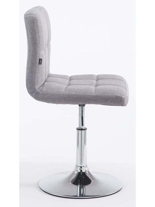 Set van 2 barkrukken Palma V2 stof, grijs