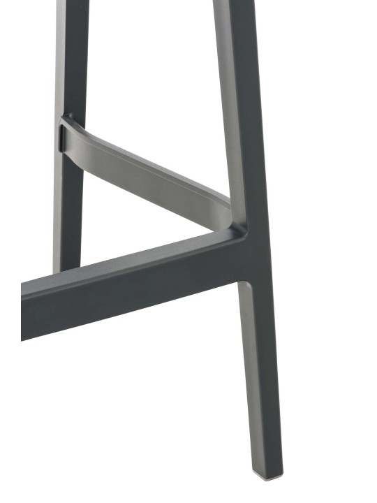 Barkruk Maya, donkergrijs