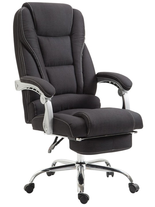 Bureaustoel Pacific stof, zwart