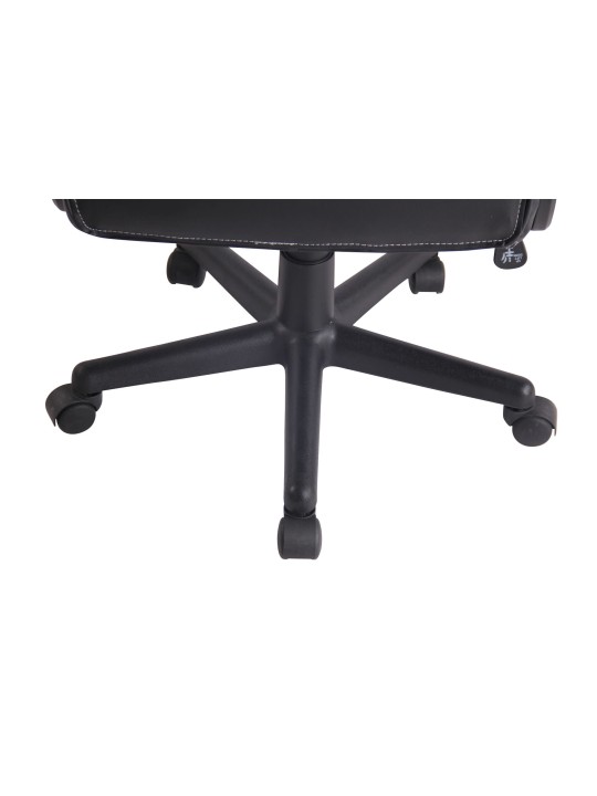 Bureaustoel Elbing, zwart/blauw