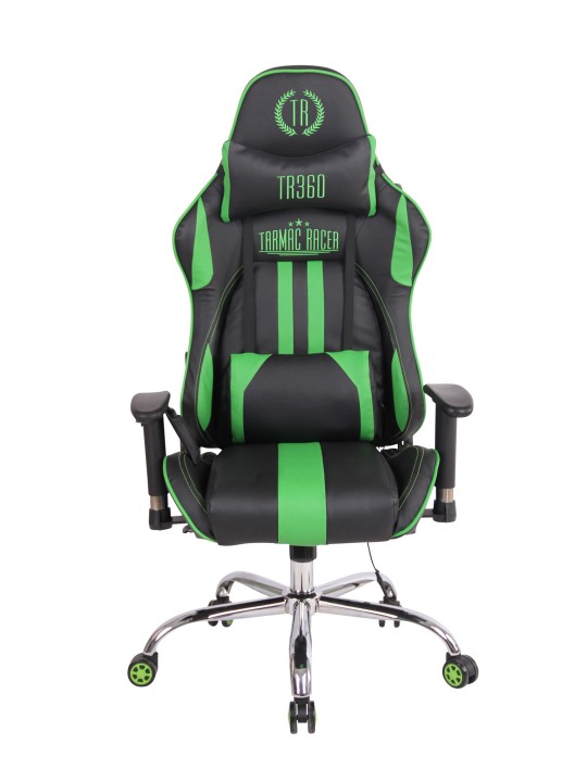 Bureaustoel Limit XM kunstleer, zwart/groen