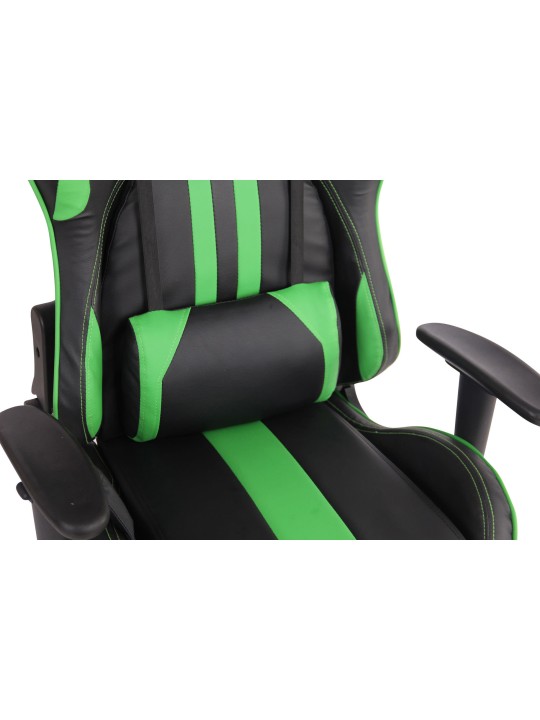 Bureaustoel Limit XM kunstleer, zwart/groen