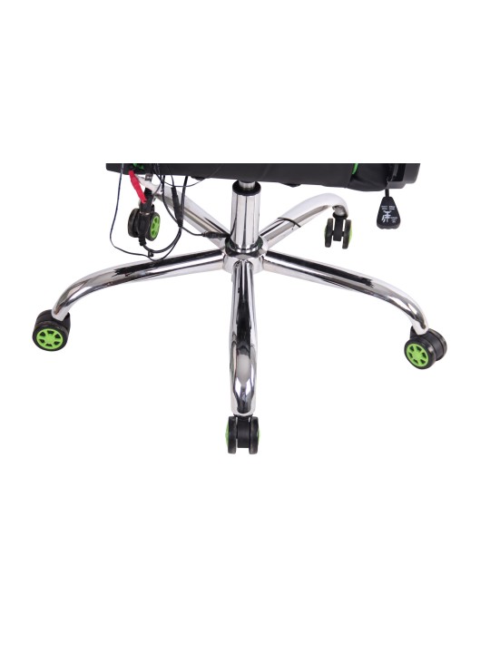 Bureaustoel Limit XM kunstleer, zwart/groen