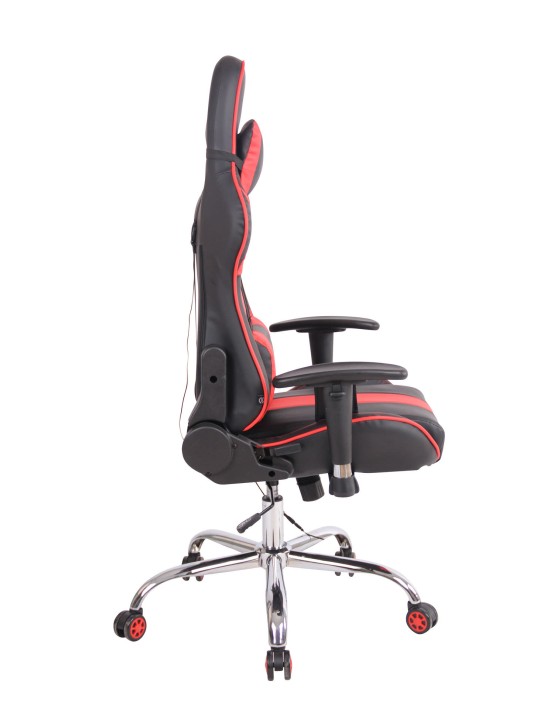 Bureaustoel Limit XM kunstleer, zwart/rood