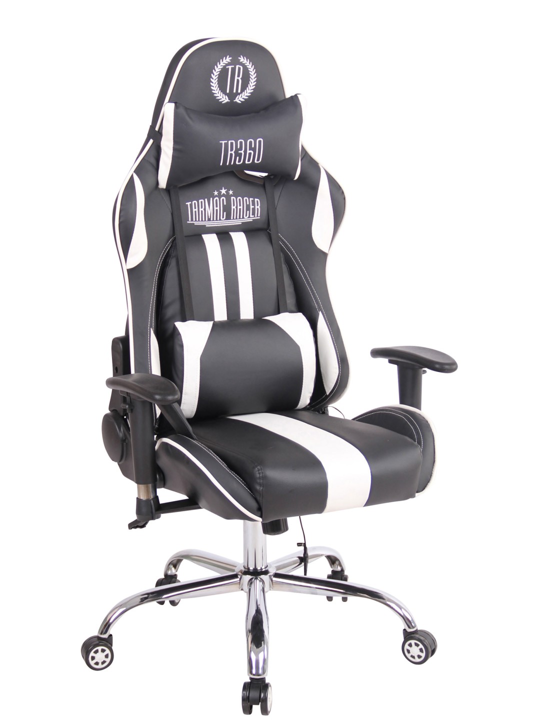 Bureaustoel Limit XM kunstleer, zwart/wit