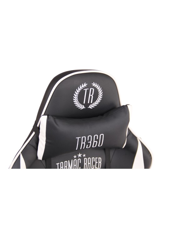 Bureaustoel Limit XM kunstleer, zwart/wit