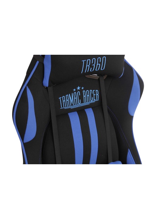 Bureaustoel Limit XM stof, zwart/blauw