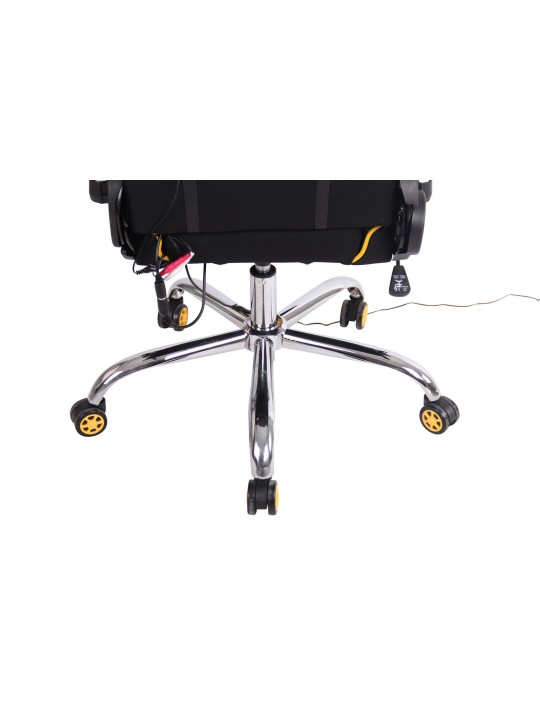 Bureaustoel Limit XM stof, zwart/geel