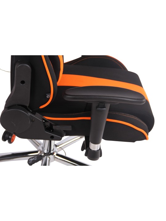 Bureaustoel Limit XM stof, zwart/oranje