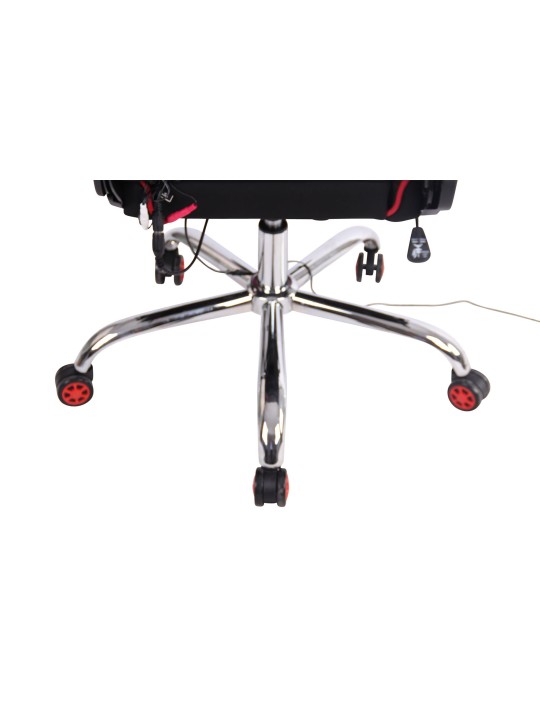 Bureaustoel Limit XM stof, zwart/rood