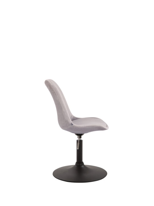 Maverick fluwelen eetkamerstoel, grijs