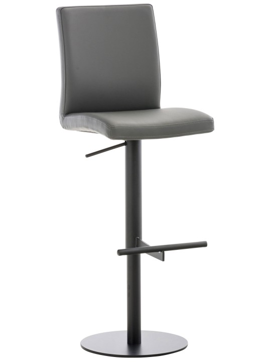 Barkruk Cadiz kunstleer, grijs