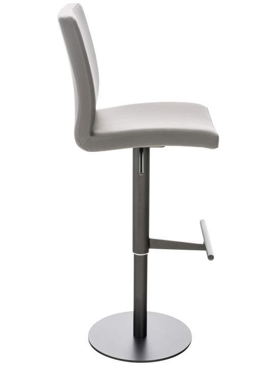 Barkruk Cadiz kunstleer, grijs