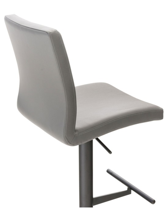 Barkruk Cadiz kunstleer, grijs