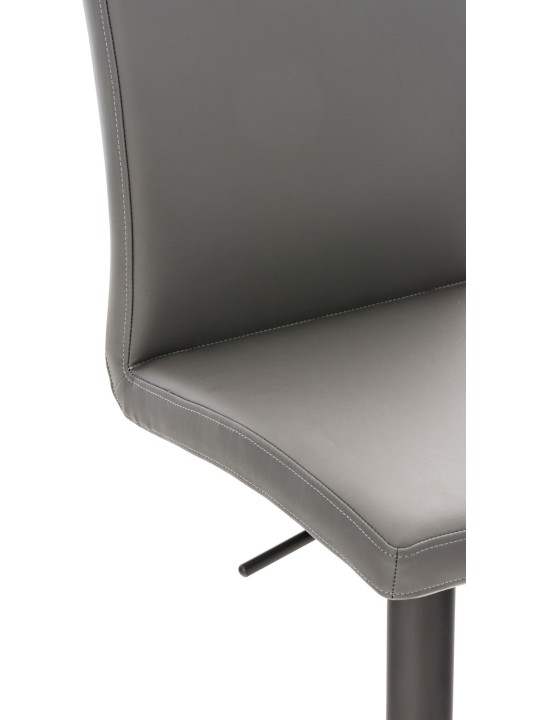 Barkruk Cadiz kunstleer, grijs