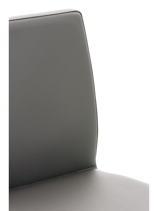 Barkruk Cadiz kunstleer, grijs