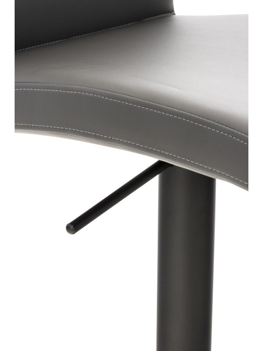 Barkruk Cadiz kunstleer, grijs