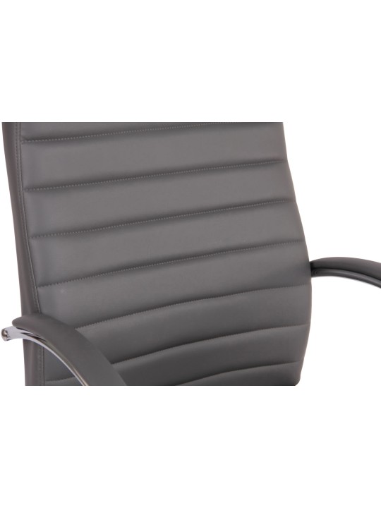 Walliser kunstleren bureaustoel met massagefunctie, grijs Walliser kunstleren bureaustoel met massagefunctie, grijs