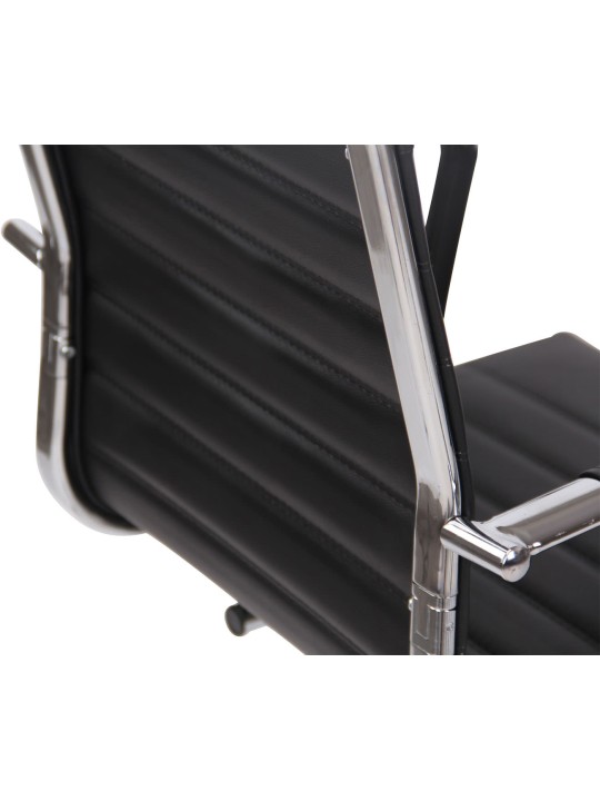 Bezoekersstoel Balve kunstleer, zwart