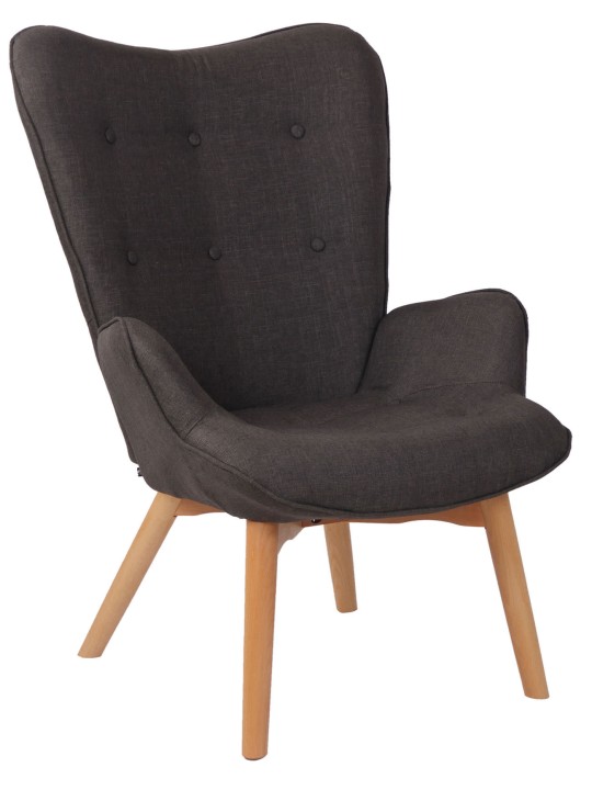 Ligstoel Durham stof, donkergrijs Ligstoel Durham stof, donkergrijs