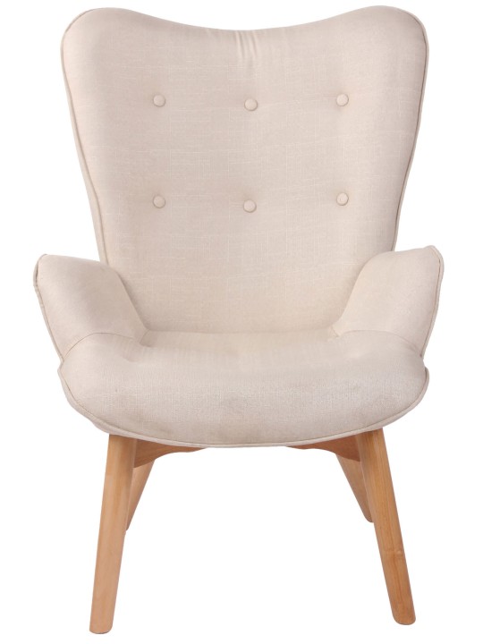 Ligstoel Durham stof, crème Ligstoel Durham stof, crème