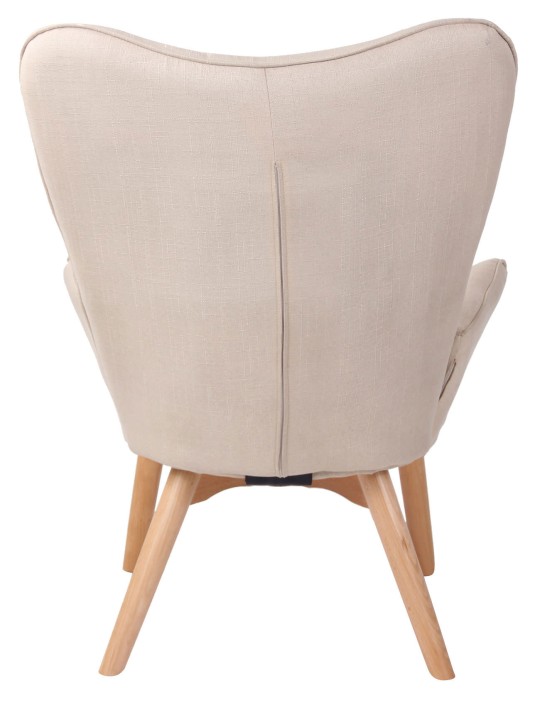 Ligstoel Durham stof, crème Ligstoel Durham stof, crème