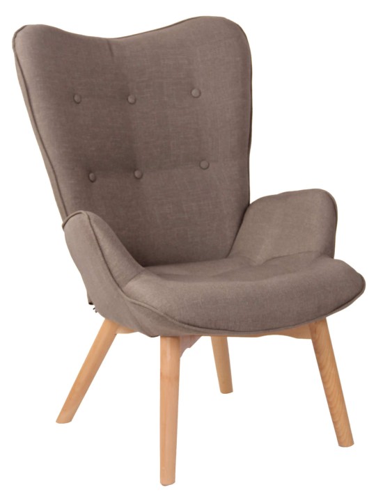 Ligstoel Durham stof, taupe Ligstoel Durham stof, taupe