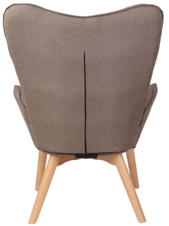 Ligstoel Durham stof, taupe Ligstoel Durham stof, taupe