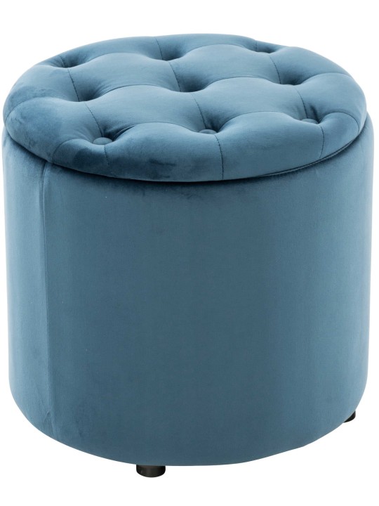 Kruk Pantin fluweel, blauw Kruk Pantin fluweel, blauw