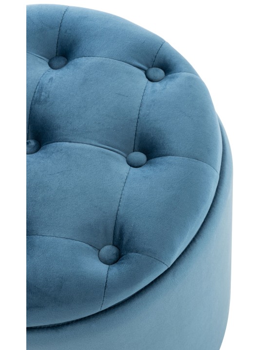 Kruk Pantin fluweel, blauw Kruk Pantin fluweel, blauw