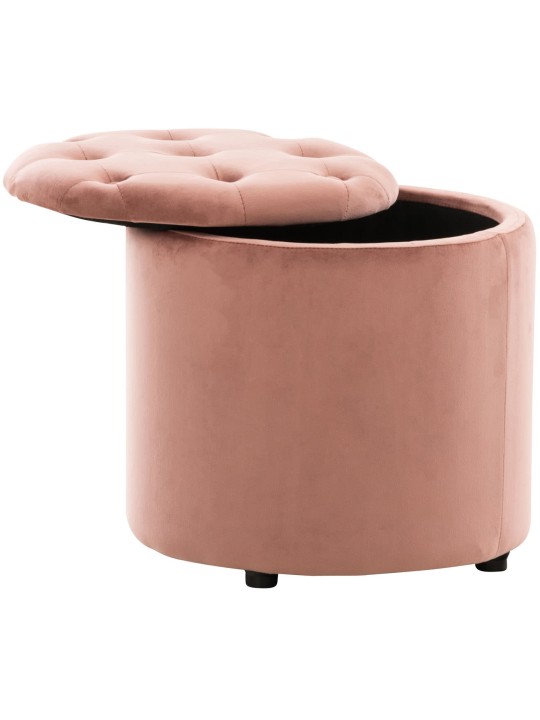 Kruk Pantin fluweel, roze