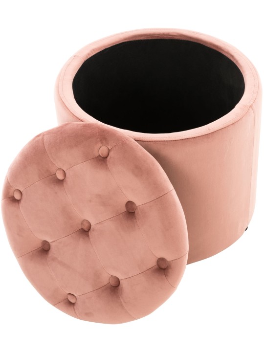 Kruk Pantin fluweel, roze