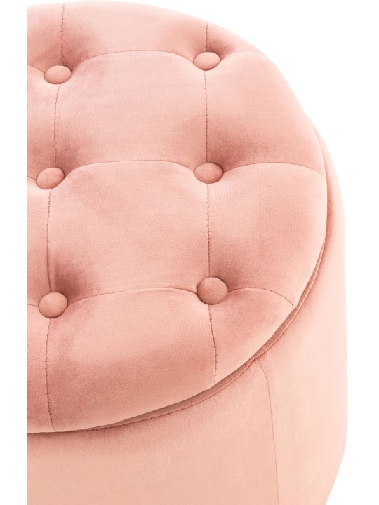 Kruk Pantin fluweel, roze