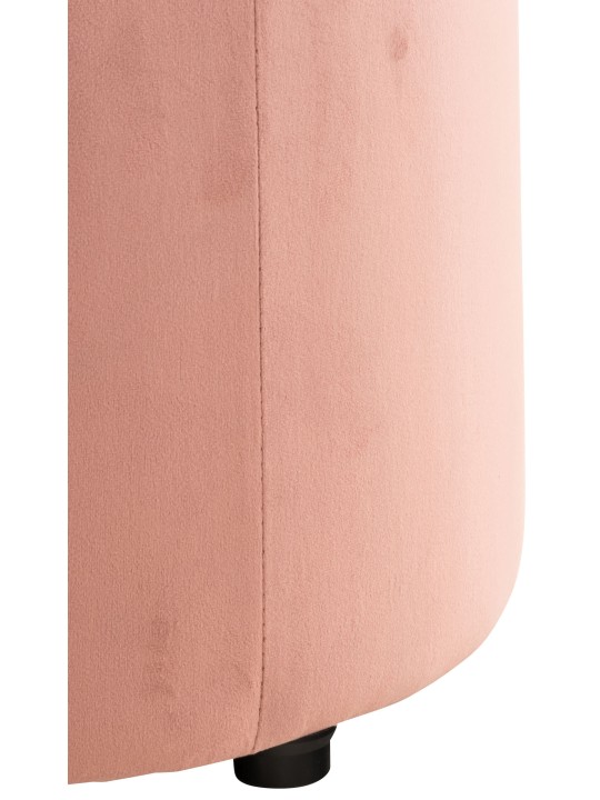 Kruk Pantin fluweel, roze
