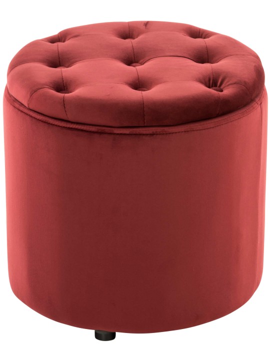 Kruk Pantin fluweel, rood Kruk Pantin fluweel, rood
