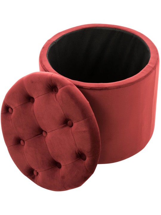 Kruk Pantin fluweel, rood Kruk Pantin fluweel, rood