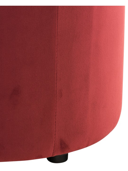 Kruk Pantin fluweel, rood Kruk Pantin fluweel, rood