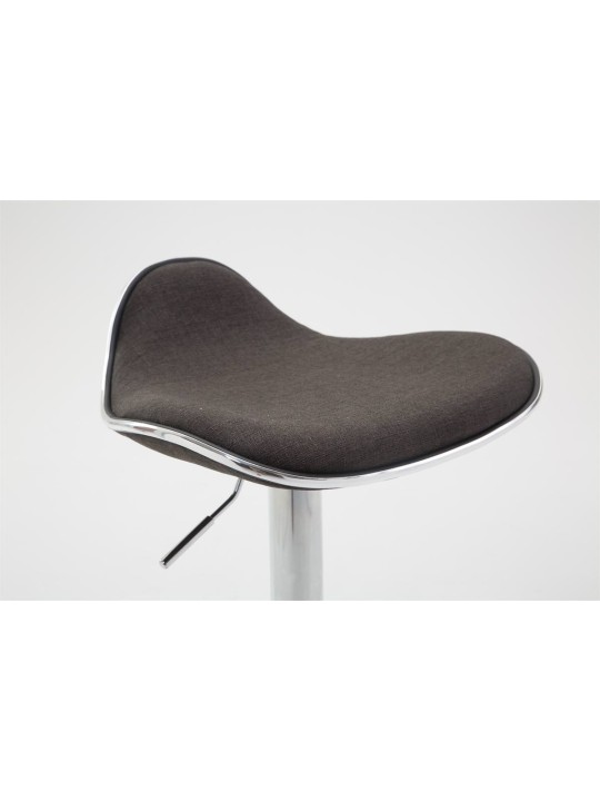 Set van 2 barkrukken Shanghai stof C, donkergrijs