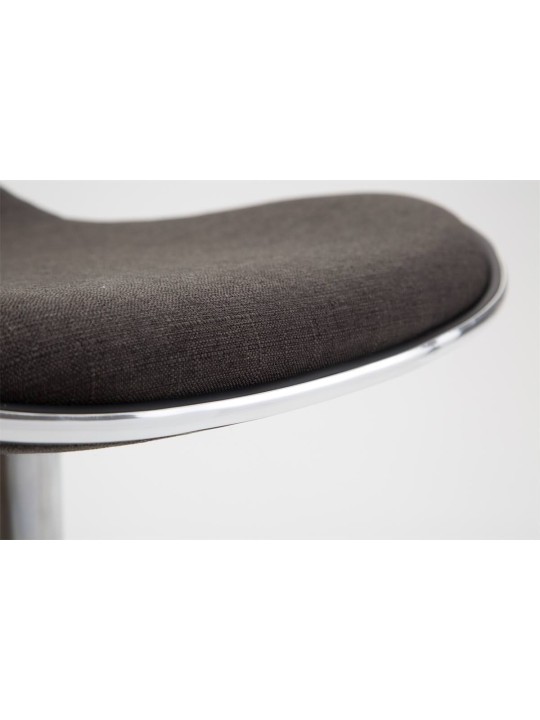 Set van 2 barkrukken Shanghai stof C, donkergrijs