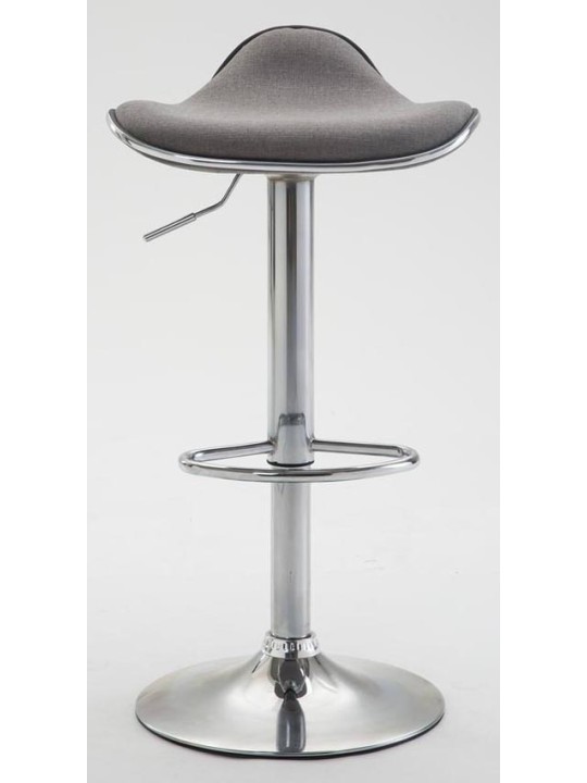 Set van 2 barkrukken Shanghai stof C, lichtgrijs