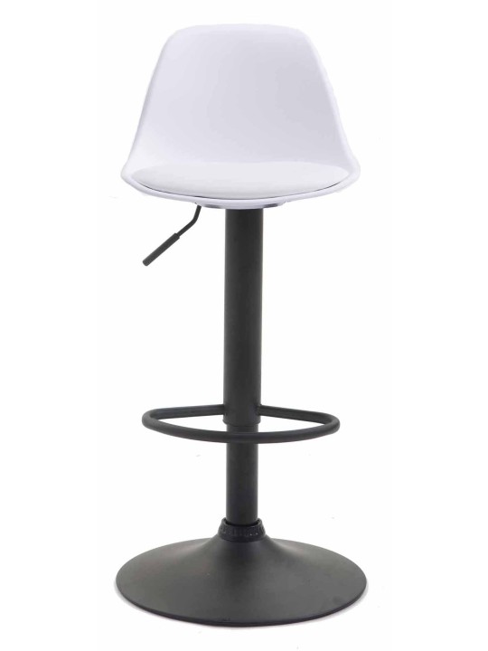 Set van 2 barkrukken Kiel kunststof, wit