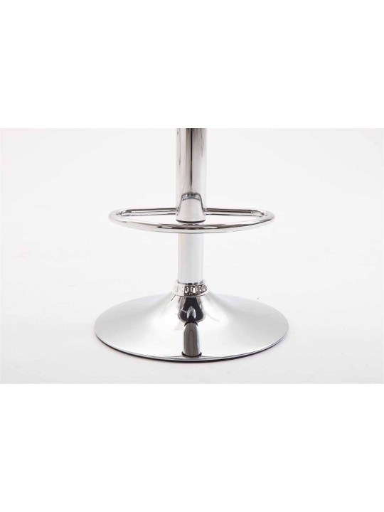 Set van 2 barkrukken Kiel kunststof chroom, wit