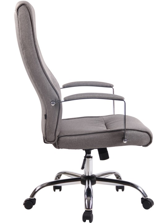 Bureaustoel Portland stof, grijs