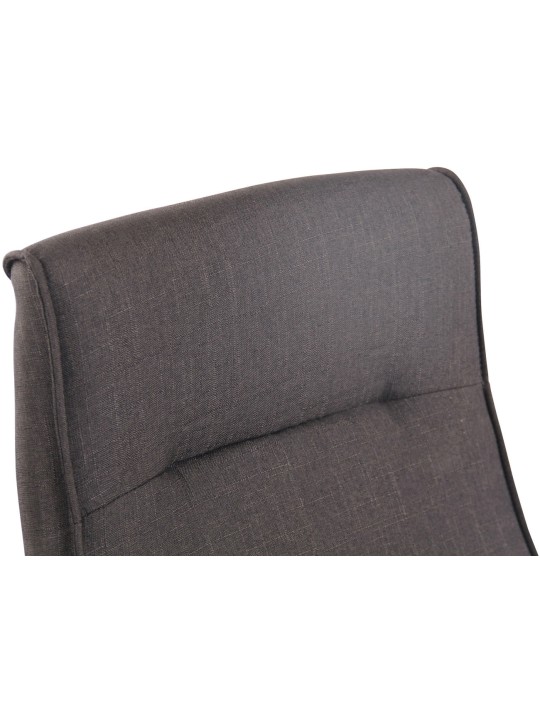 Bureaustoel Portland stof met massagefunctie, donkergrijs