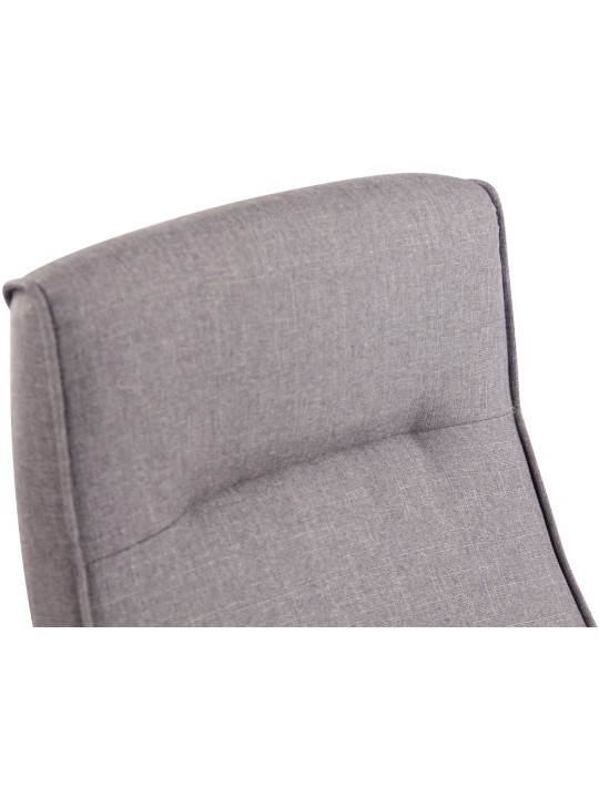 Bureaustoel Portland stof met massagefunctie, grijs