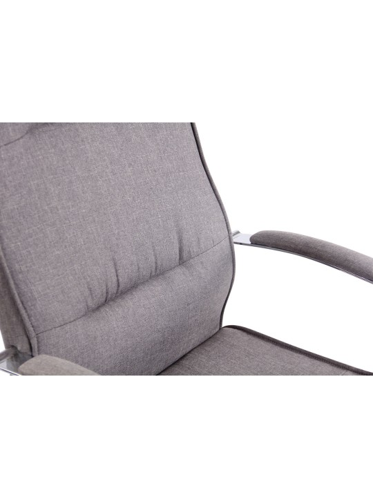 Bureaustoel Portland stof met massagefunctie, grijs